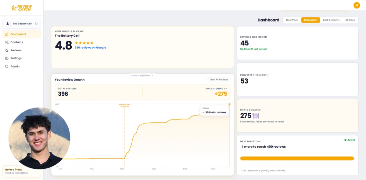 How Review Catch works — Google review automation for NZ businesses